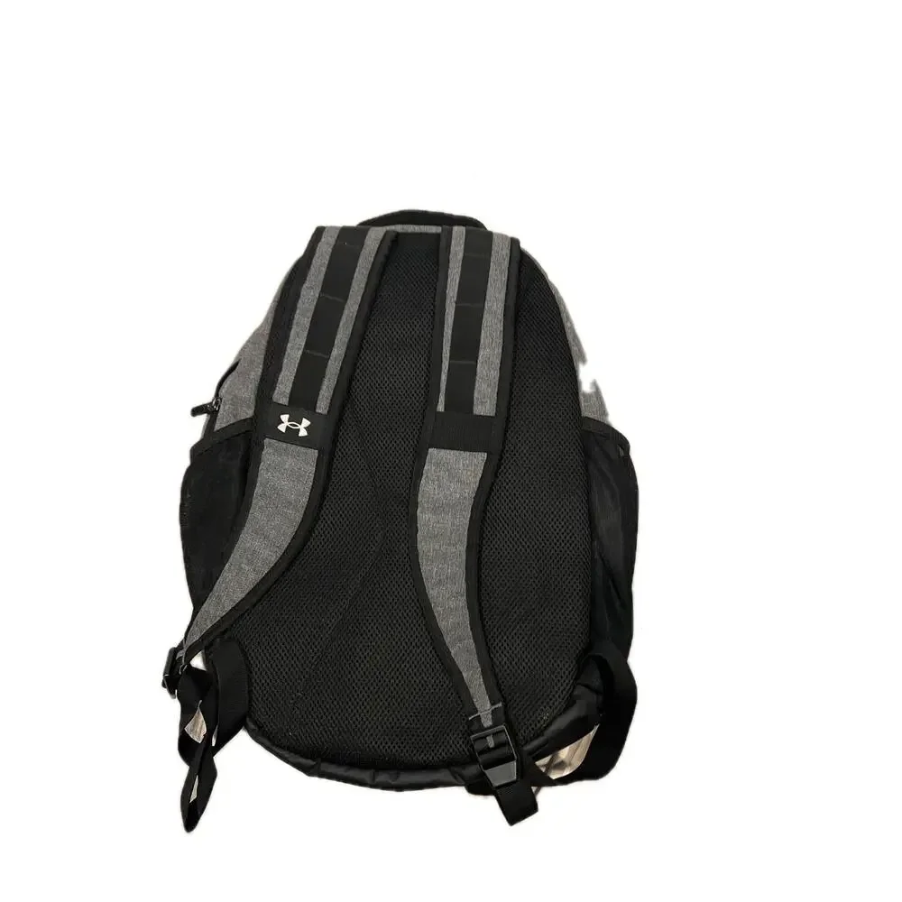 Under Armour Gray Black Hustle 5.0 Backpack